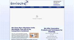 Desktop Screenshot of envtech.com